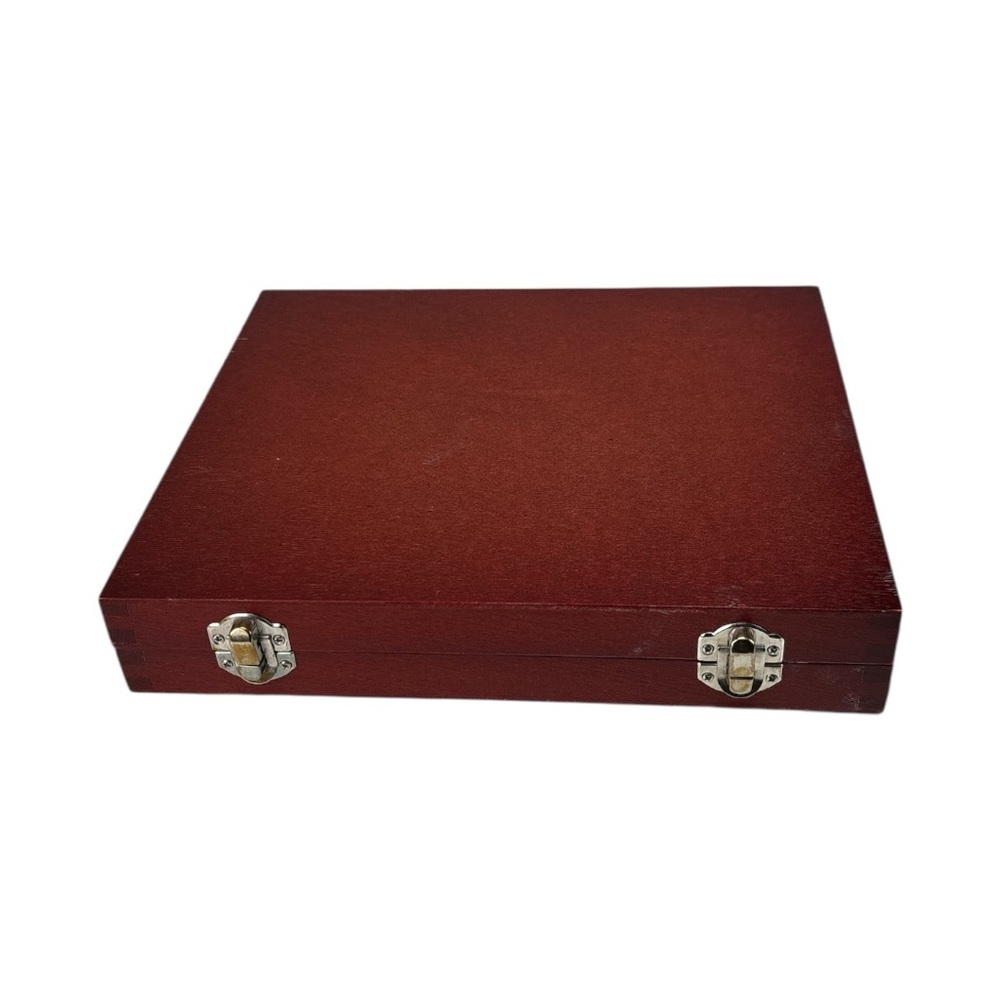 Elegant Red Wooden Box
